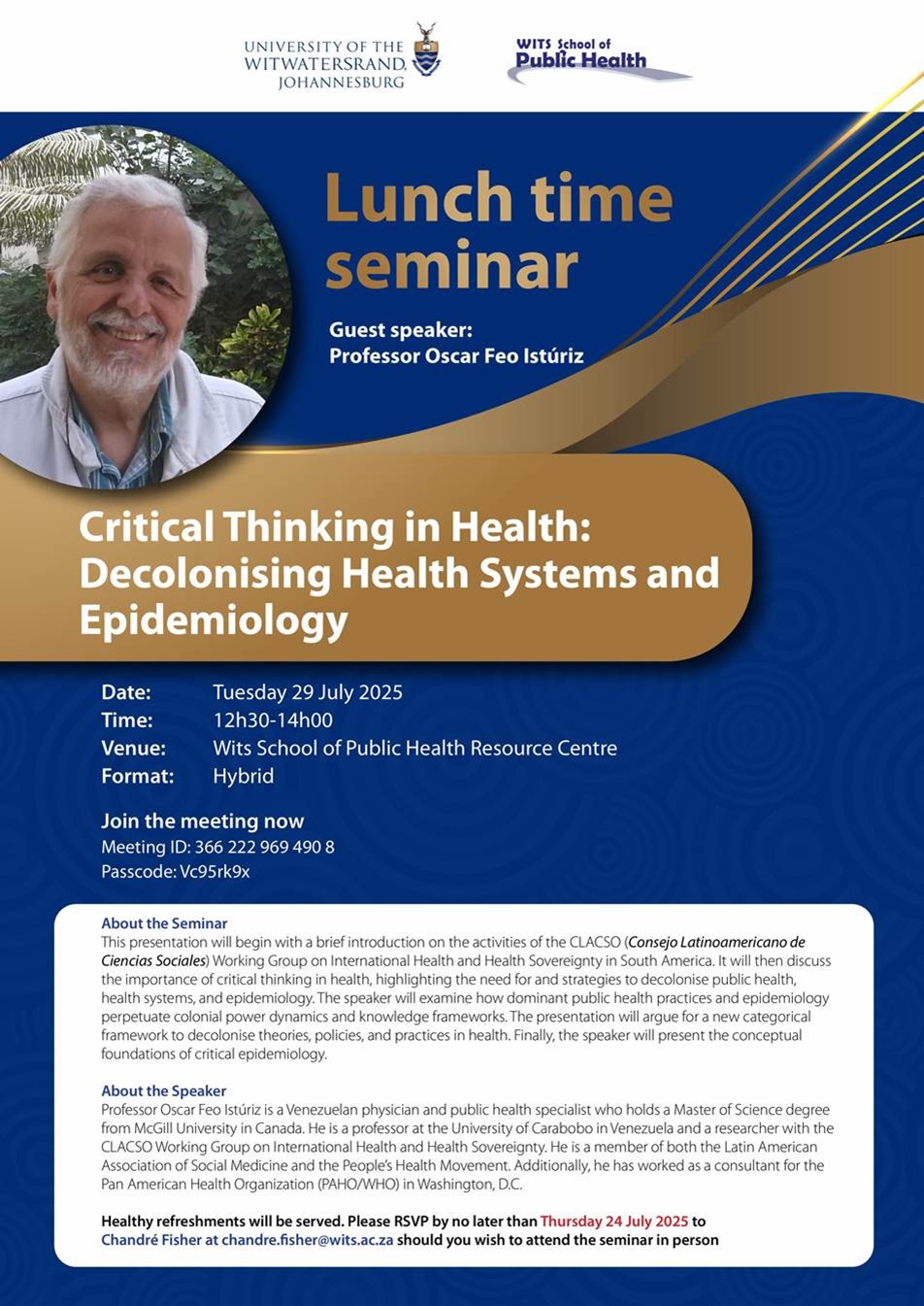 Lunch time seminar